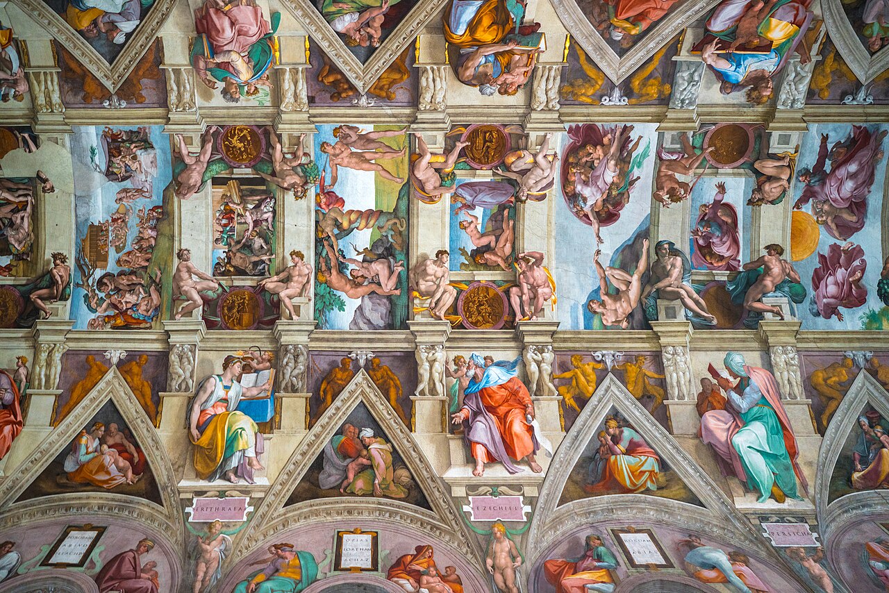 Michelangelo Buonarroti, Bolta Capelei Sixtine (1508-1512)